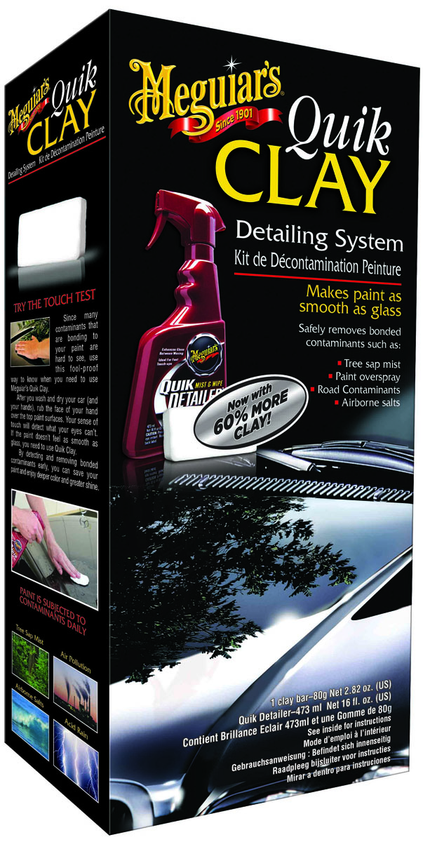 Meguiar's G1116EU Quik Clay Detailing System - Starter Kit Lackreinigungsset 