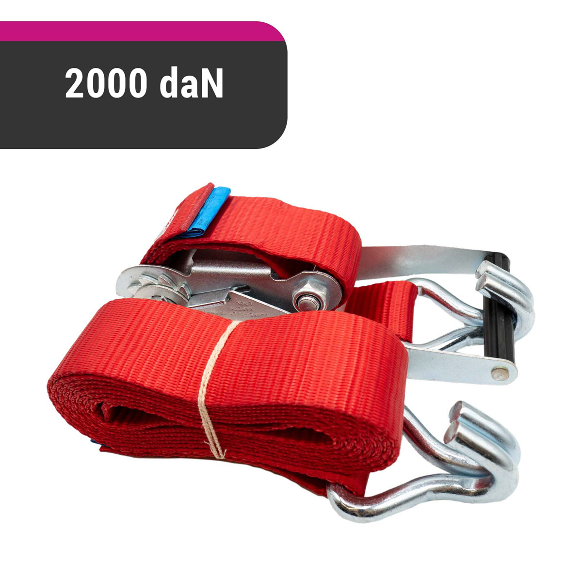 D&W Autotransport Spanngurt 50mm x 3m 2000 daN + 1x Strap 45 cm