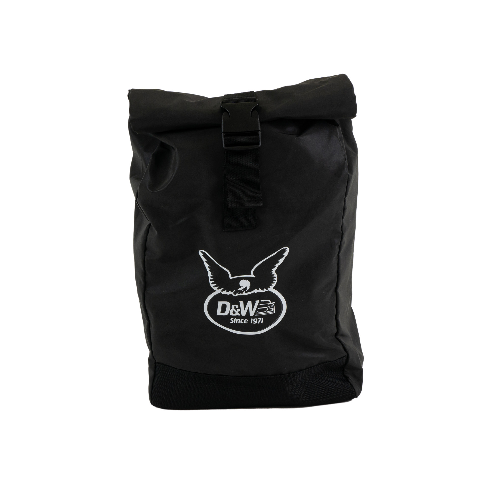 D&W Rucksack Black Reflective Roll-Top