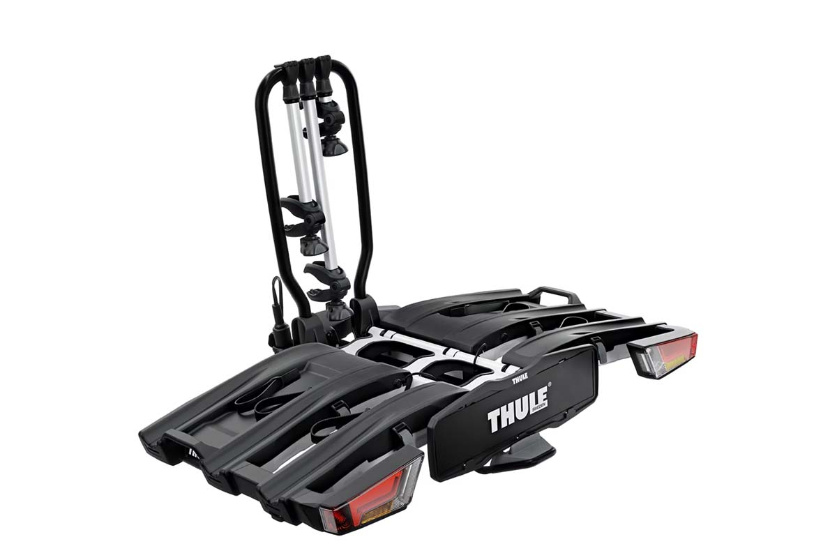 Thule Anhängerkupplungs-Fahrradträger EasyFold XT 3-Bike schwarz/aluminium