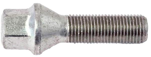 H&R Kegelbundschraube 60° M14x1,5x25 SW17 silber 