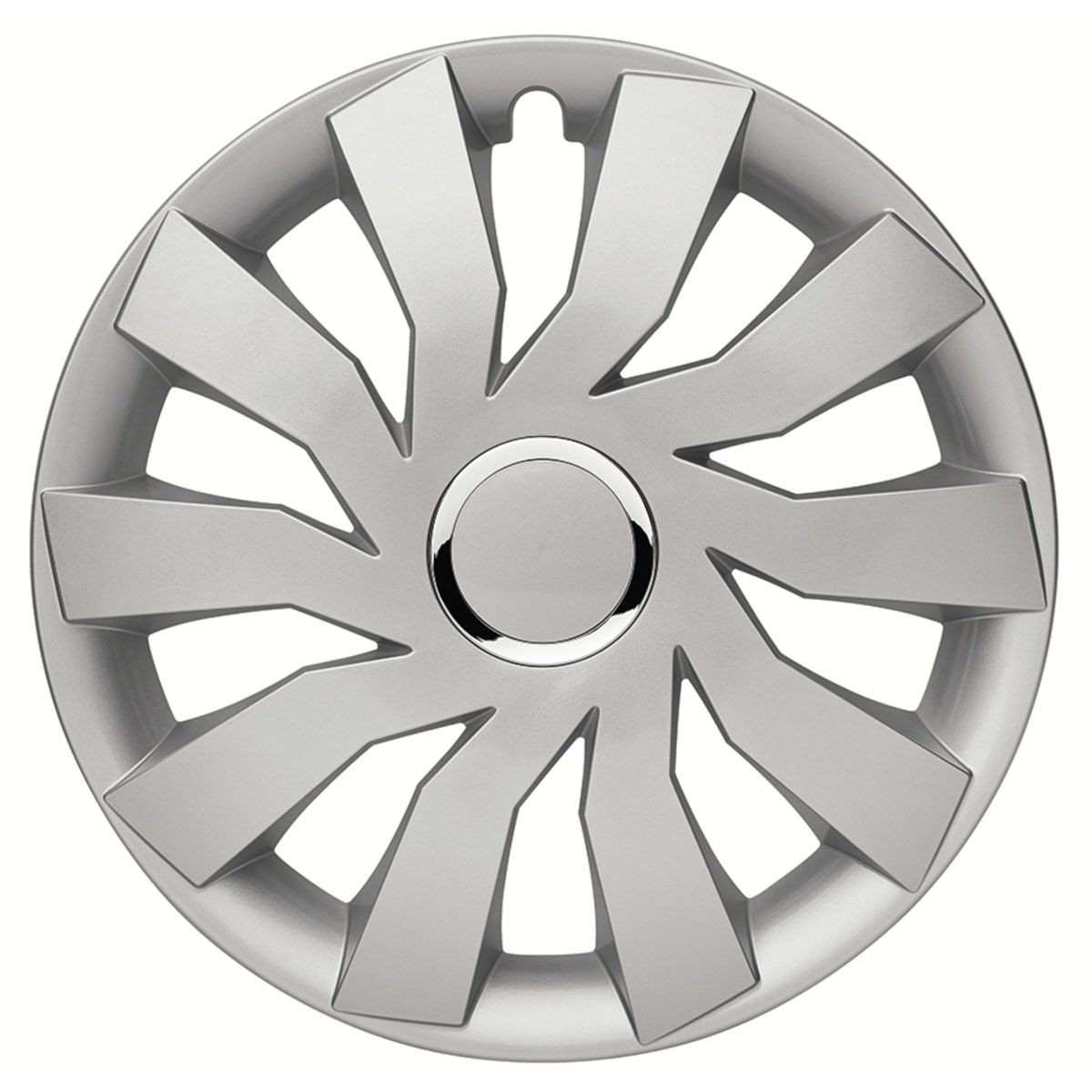 D&W Radzierblende Cliff Silber Set 13 Zoll 4 Stück