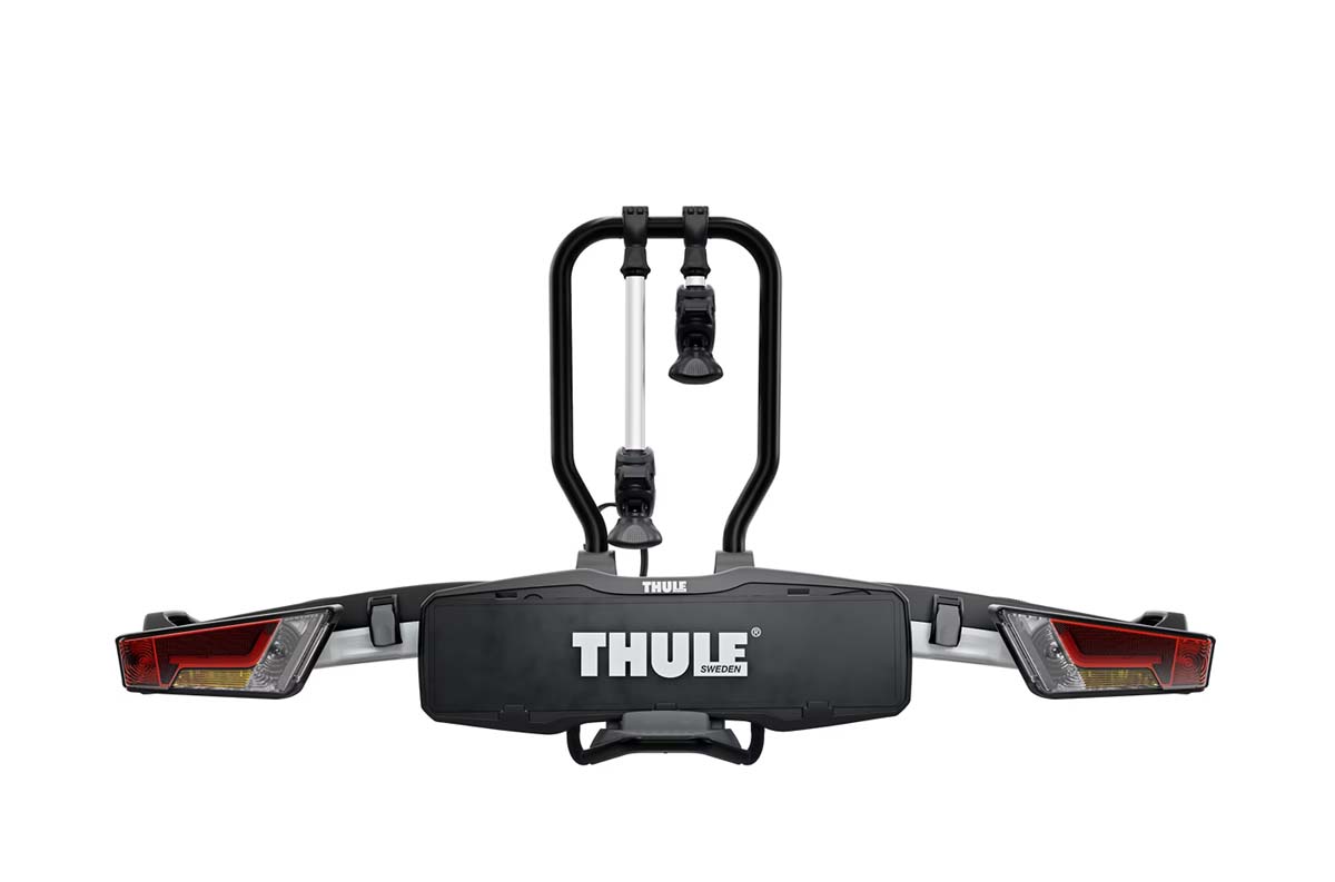 Thule Anhängerkupplungs-Fahrradträger EasyFold XT 2-Bike schwarz/aluminium