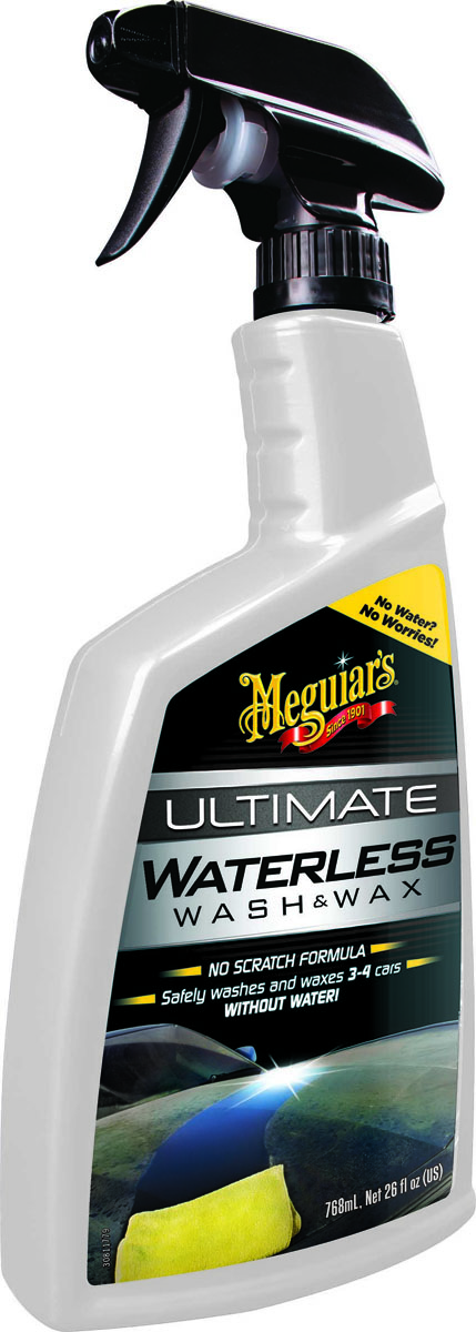 Meguiar's G3626EU Ultimate Waterless Wash & Wax Trockenwäsche, 769ml