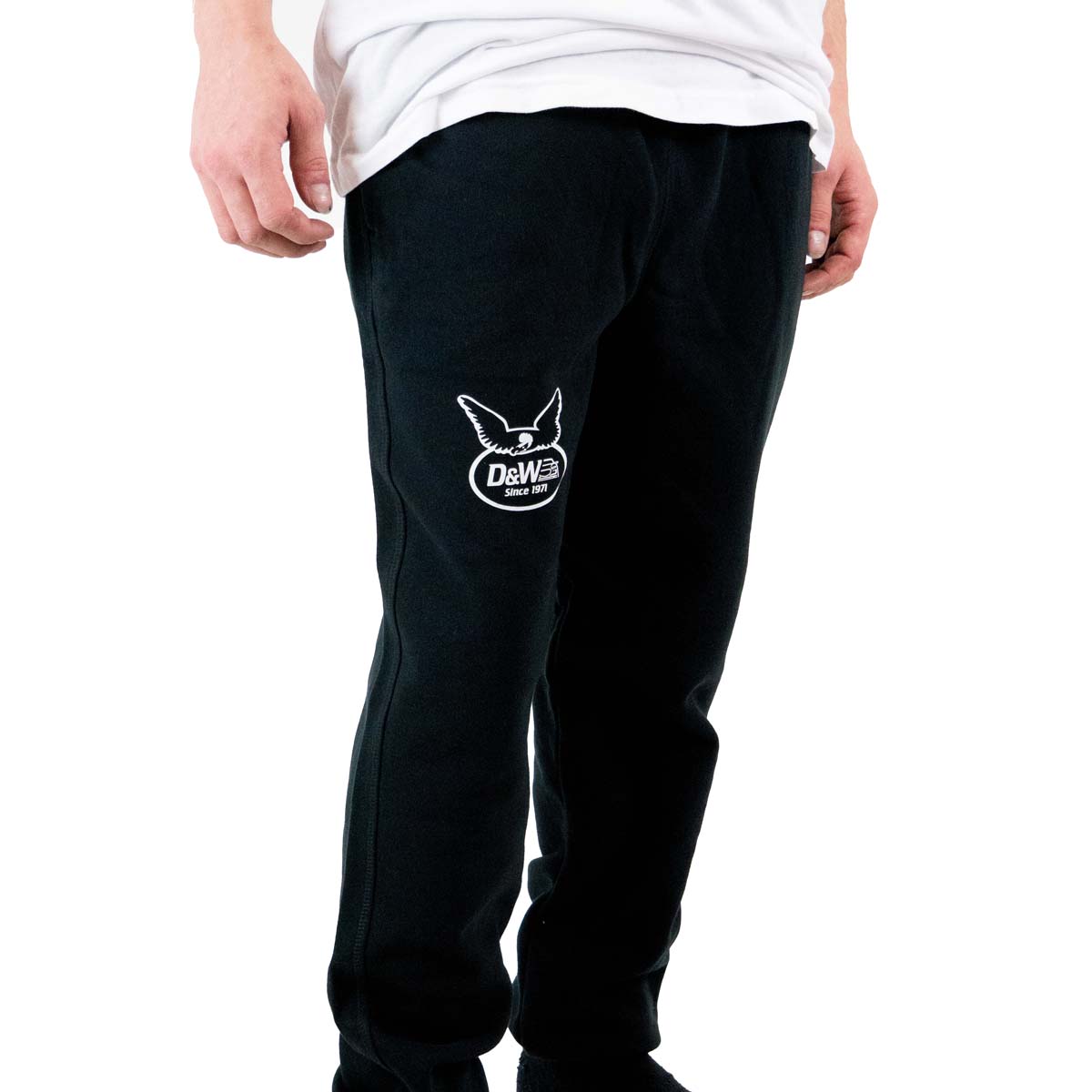 D&W Kollektion Basic Sweatpants Black Grösse S
