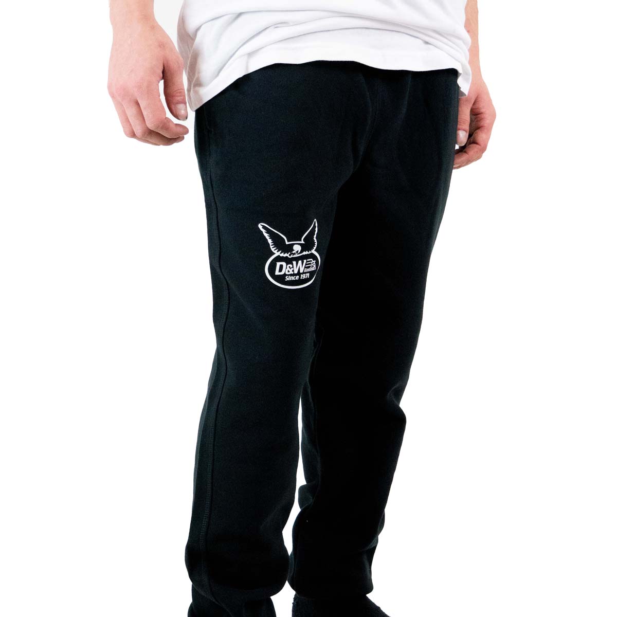 D&W Kollektion Basic Sweatpants Black Grösse M