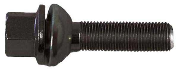 H&R Kugelbundschraube R13 mit beweglichem Kugelbund M14x1,5x36 SW17 schwarz 