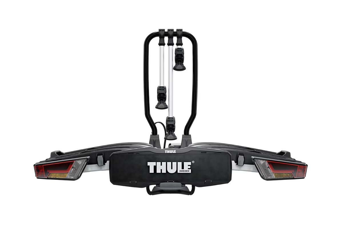 Thule Anhängerkupplungs-Fahrradträger EasyFold XT 3-Bike schwarz/aluminium