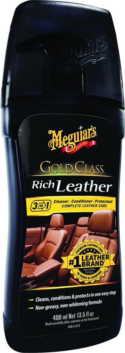 Meguiar's G17914EU Gold Class Rich Leather Cleaner/Conditioner Lederreinigung- und pflege 400ml