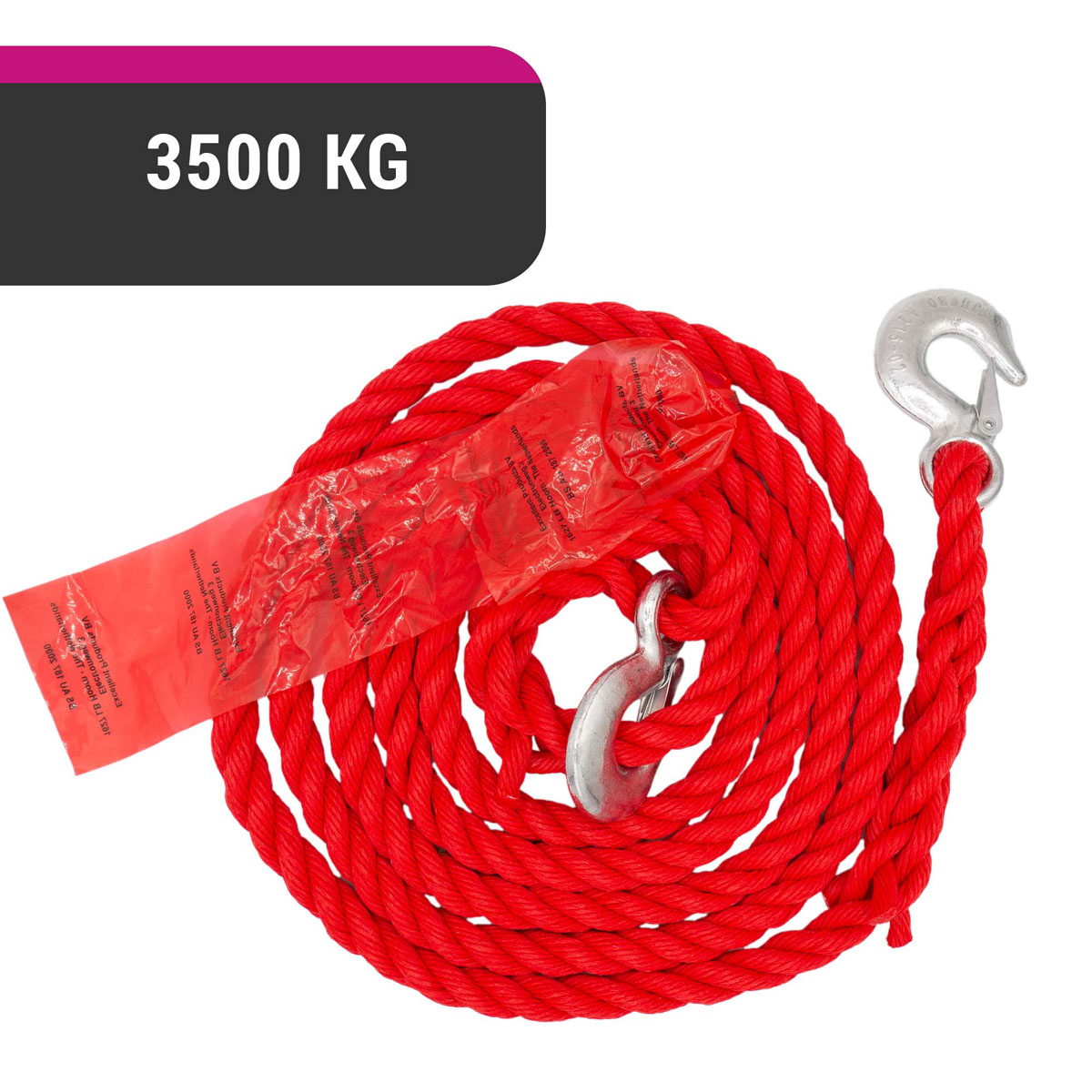 D&W Abschleppseil 17.5mm x 4m 3500kg