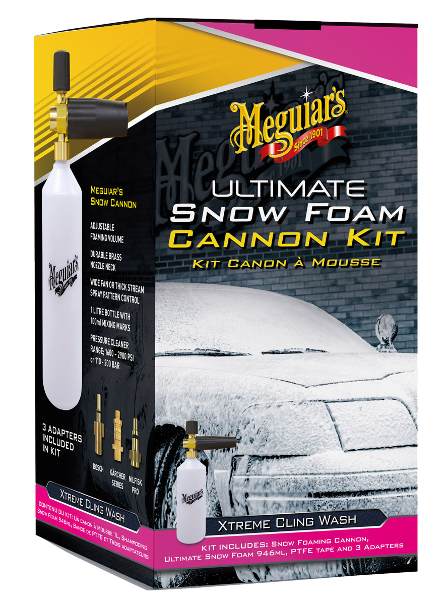 Meguiar's G194000EU Ultimate Snow Foam Cannon Kit Schaumkanone 946ml