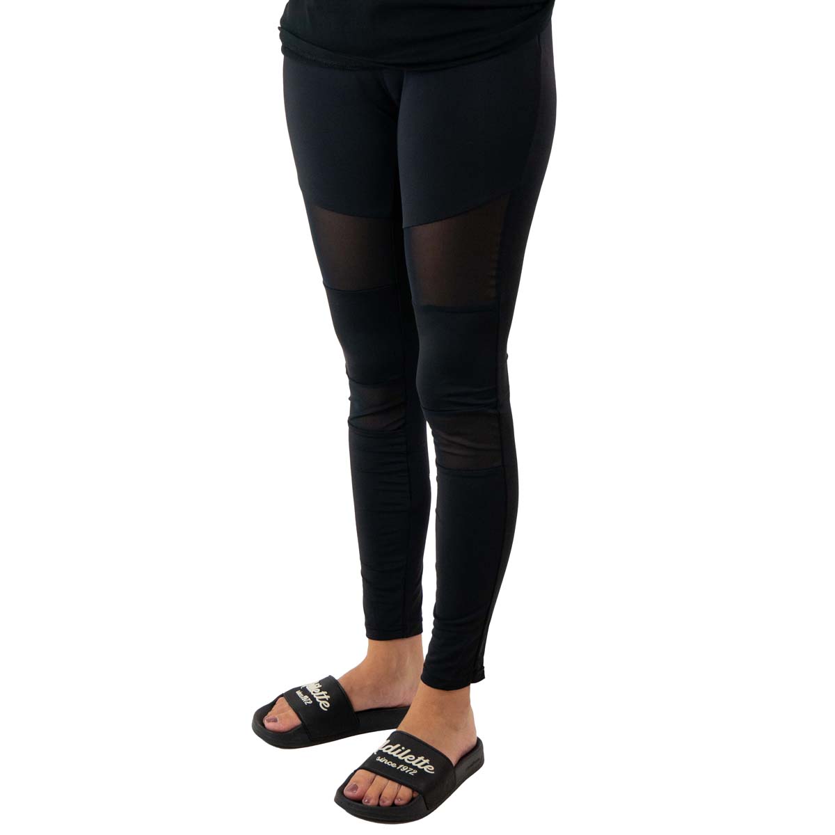 D&W Kollektion Leggings Mesh Black Grösse S